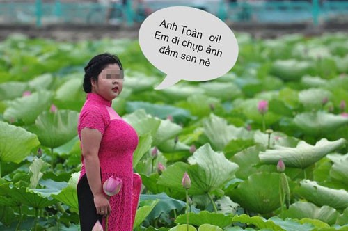 Ai cấm phụ nữ xấu chụp ảnh với sen? ảnh 2